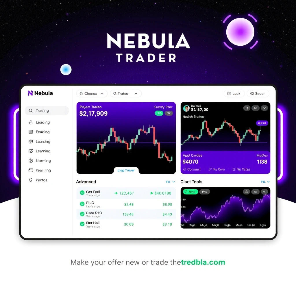 Interface principal de Nebula Trader